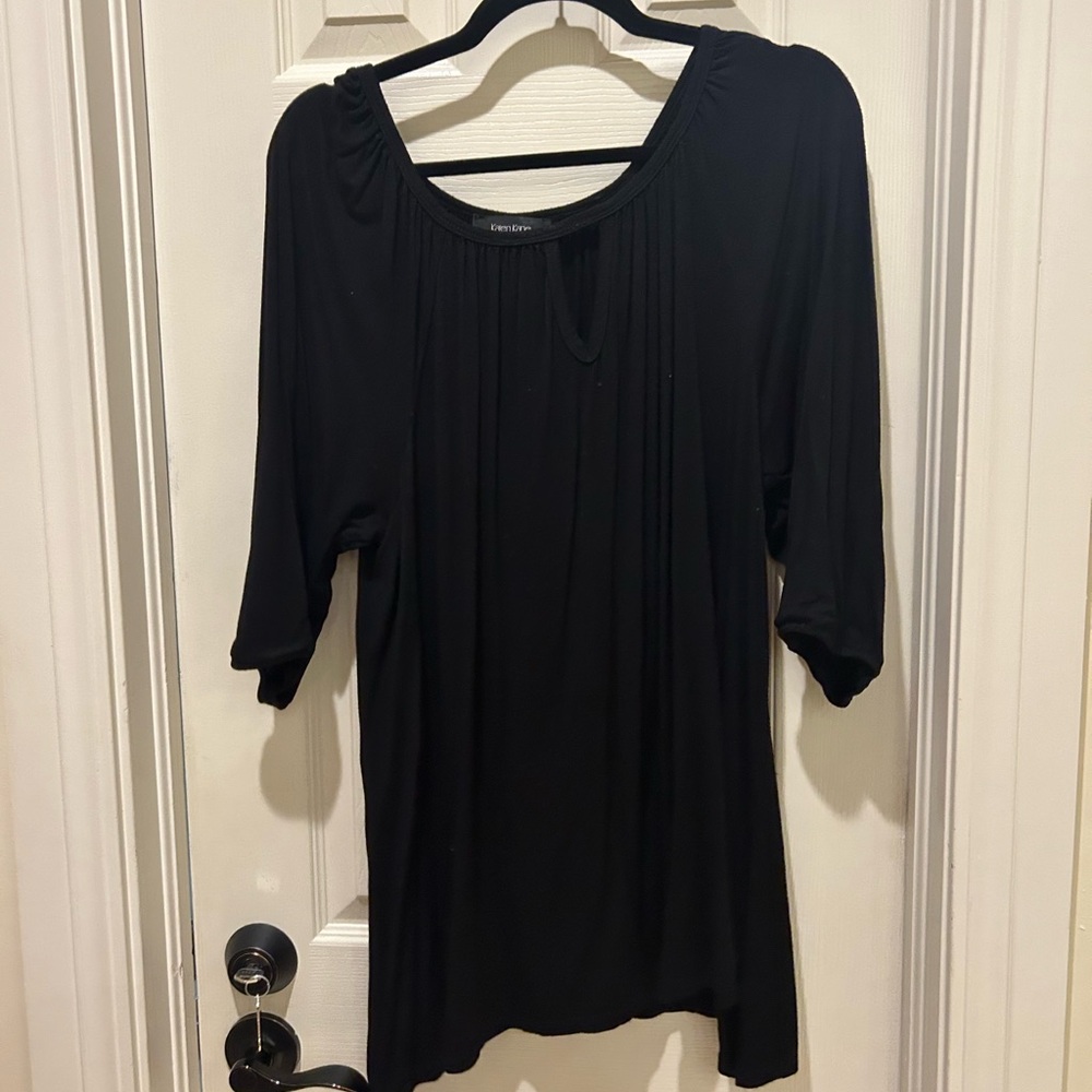 Karen Kane black blouse 1X